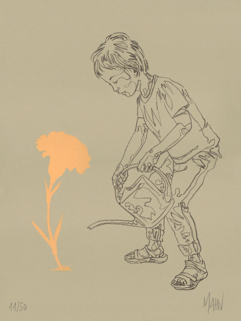 L’enfant à l’oeillet orange
