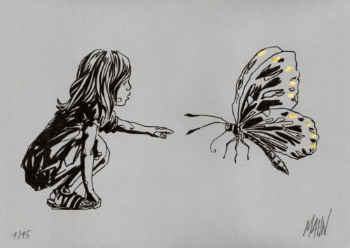 Little Girl vs Wild Feuille d'or
